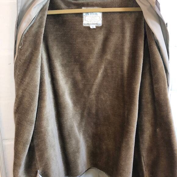 Vintage London Fog Faux Fur Lined Button Front Trench Coat 12 - Picture 9 of 10